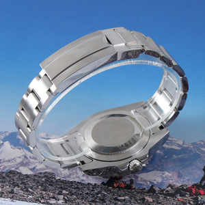 Montre automatique mécanique MINUTETIME Design NH35 Sub avec cadran Space Earth, mouvement en cristal de saphir, étanche 10 bars, en acier. - Product Image 5