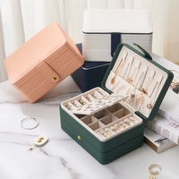 Offre Spéciale multicouche collier bague bijoux boîte de rangement avec velours insérer Bracelet personnalisé multifonctionnel boîte à bijoux blanc