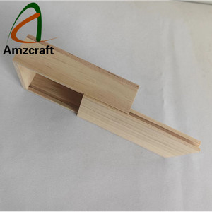 Caja de regalo de madera con tapa superior deslizante Caja USB de madera para amigos, socios comerciales Clientes - Product Image 2