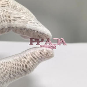 Parche de Letras <span class=keywords><strong>Inglesas</strong></span> Versátil de Metal Galvanizado y Lacado de 33*10MM, Accesorios Decorativos de Moda para el Cabello - Product Image 2