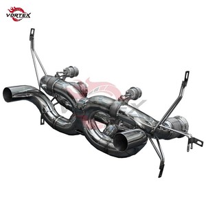 Silencieux d'échappement Catback à soupapes VORTEX Valvetronic pour Lamborghini Huracan EVO STO, en acier inoxydable, tuyau d'échappement performant - Product Image 4