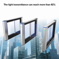 Tourniquet à balançoire haute vitesse Ironman TD.XS.06 avec contrôle d'accès personnalisé (RFID/visage/code QR) en alliage d'aluminium, protection IP55