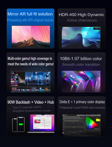 Moniteur professionnel 27 pouces 4K IPS QLED avec 90W 60Hz 100% SRGB G-Sync FreeSync HDR pour la rédaction <span class=keywords><strong>photo</strong></span>/vidéo - Product Image 5