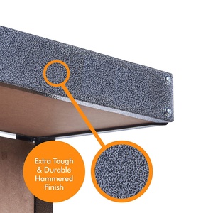 Etabli industriel d'<span class=keywords><strong>horloger</strong></span> réglable Armoire à outils en métal Rangement Garage Banc de travail avec panneau perforé et tiroir - Product Image 4