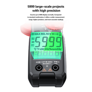 NF-6301 Kelepçeli Dijital Multimetre: Yüksek Hassasiyetli Tam Otomatik Kelepçeli Ampermetre Çok Fonksiyonlu Ölçüm Cihazı - Product Image 6