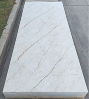 Panneau mural en PVC imitation marbre classique, résistant à l'humidité, sans formaldéhyde, flexible, résistant au feu, finition brillante