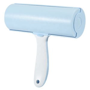 Rodillo quitapelusas manual desechable A2551 de 60 hojas, rodillo de papel adhesivo oblicuo para ropa, eliminación de pelusas y pelo, removedor de polvo de plástico - Product Image 3