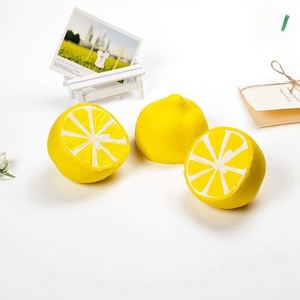 New Release PU Lemon <b>Squishy</b> Slow Rebound Decompression Craft Squeeze Toy - Product Image 2