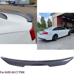 สปอยเลอร์หลังคาร์บอนไฟเบอร์ทรงรังผึ้งสไตล์ PSM สำหรับรถ A6 C7 Sedan ปี 2012-2015 - Product Image 2