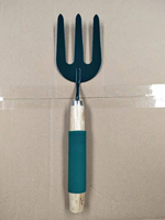 Kit d'outils de jardinage manuels pour la maison, avec manches en bois et mousse, comprenant une truelle, une pelle, une fourche et un râteau, pour l'entretien des bonsaïs, des pots de fleurs et des plantes.