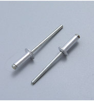 Rivet aveugle personnalisé en acier inoxydable, type à extrémité ouverte, tête ronde, 1/8 x 1/2, rivets à pression en aluminium, 6 mm, 12 mm, 20 mm, rivet aveugle à pression
