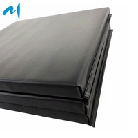 Tapis d'exercice pliable en PVC 6' x 2' avec poignées de transport pour la gymnastique, le MMA et la protection à domicile