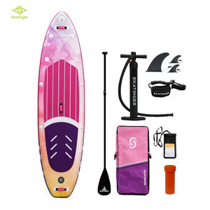 กระดานแพดเดิลบอร์ดเป่าลม Skatinger All-Round ขนาด 11'x33''x6'' พร้อมครีบถอดได้ 3 ชิ้น ผลิตจากวัสดุ Drop Stitch สำหรับการผจญภัย <span class=keywords><strong>SUP</strong></span> - Product Image 1