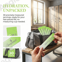 Aeglewell Lime Electrolyte Mix Salts Powder, Sans gluten et sans produits laitiers, Complément d'hydratation rapide pour la performance cellulaire