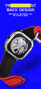 <span class=keywords><strong>Orologio</strong></span> <span class=keywords><strong>da</strong></span> Polso Personalizzato per Uomo, <span class=keywords><strong>Orologio</strong></span> Meccanico alla Moda con Cinturino in Gomma, <span class=keywords><strong>Orologio</strong></span> Sportivo <span class=keywords><strong>da</strong></span> Uomo - Product Image 3