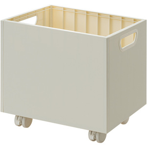 Storage Box Bin 32x24x25 Cm With Casters For Organizing And Storage Rectangle PP Material Eco Friendly - Product Image 1
