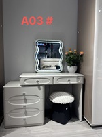 Juego de Muebles de Dormitorio de 5 Piezas de Estilo Italiano Moderno y de Lujo Ligero con Armario de 5 Puertas