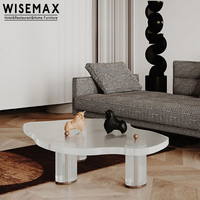 WISEMAX MÖBEL Nordic Modern Design Wohnzimmer klar Acryl Transparent Kunststoff Couch tisch Sofas Acryl Center Tee tisch