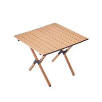 Mesa de pícnic portátil de aluminio ligero plegable rápido altura ajustable almacén de 4 estaciones al aire libre interior Camping comedor