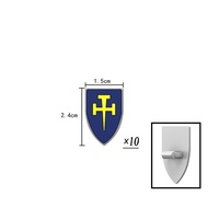 Boucliers de Chevaliers Médiévaux, Armes Militaires, Accessoires de Soldats, Blocs de Construction, Jouets pour Enfants N3006-N3011