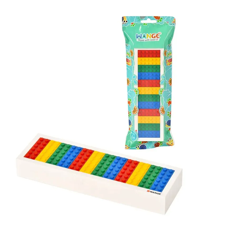 Caixa de lápis de brinquedo para crianças, brinquedos criativos DIY personalizados mais vendidos, conjuntos de blocos de construção para crianças