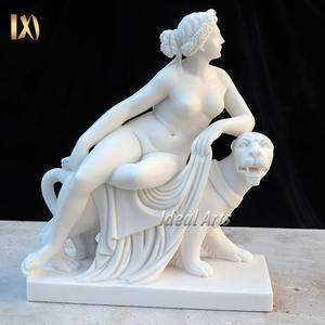 Statue en marbre blanc sculptée à la main grandeur nature d'<span class=keywords><strong>Aphrodite</strong></span> Sculpture de <span class=keywords><strong>déesse</strong></span> <span class=keywords><strong>grecque</strong></span> pour décor de jardin - Product Image 6
