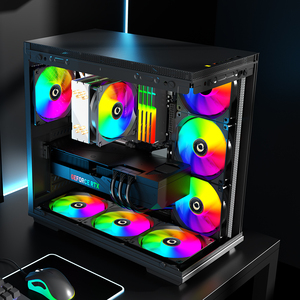 Enfriador de CPU Zeromaster con 4 Tubos de Calor de Cobre, Sistema de Refrigeración PWM para PC de Escritorio para Juegos, Ventilador RGB PWM con Iluminación LED Vibrante - Product Image 6