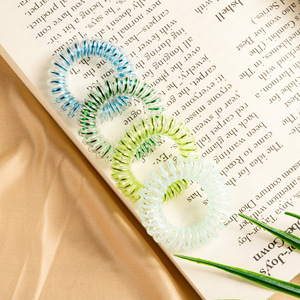 Cordón para el pelo de Tpu transparente, anillo circular de alta elasticidad para mujer, diadema informal para cola de caballo - Product Image 2