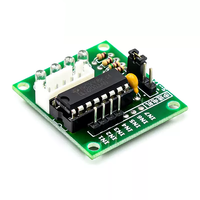 Placa controladora de motor paso a paso de 5 cables y 4 fases, placa de prueba ULN2003, accionamiento de polo positivo-negativo de 5 V
