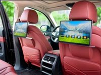 BMW X7 2017-2023 için Arka Koltuk Baş Dayama Ekranı 13.3 İnç Ekran WiFi CarPlay Android Auto Amplifikatör ve Uzaktan Kumanda USB ile