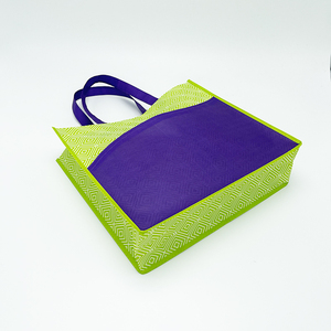 Bolsa de compras de lona de algodón ecológica personalizada impresa con patrón de logotipo y mango de PP diseño no tejido sostenible - Product Image 4