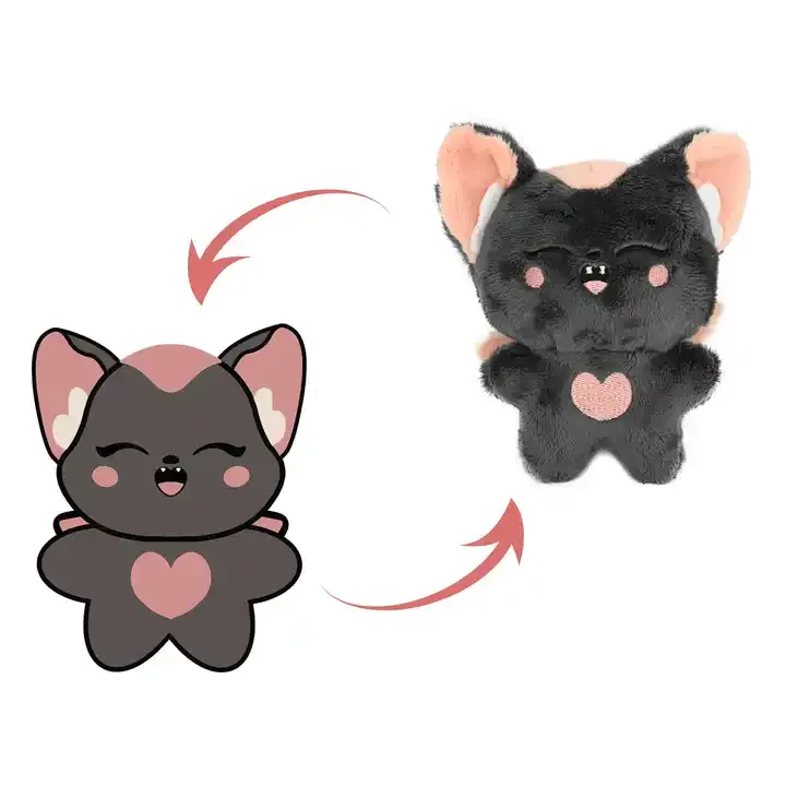 Peluche anime personnalisée