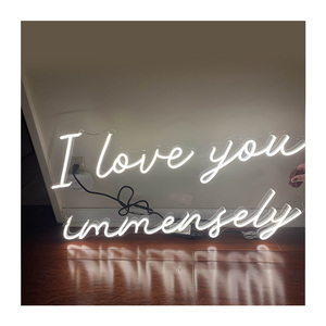 Logo 3D personalizzato decorazione del segno di matrimonio a LED sposami e ti amo segno di bordo al Neon per le aziende - Product Image 2
