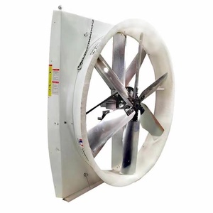 Im Lặng Công Nghiệp Làm Mát Tiết Kiệm Năng Lượng Mặt Trời Tường Fan Chăn Nuôi/Lợn/Sữa Trang Trại Nhà Thông Gió Không Khí Nhà Kính Quạt Thông Gió - Product Image 6