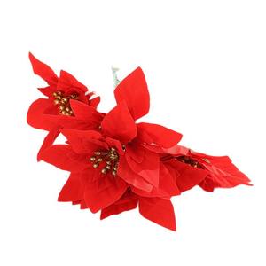 कृत्रिम क्रिसमस फूल घर सजावट गहने घर सजावट कृत्रिम फूल - Product Image 5