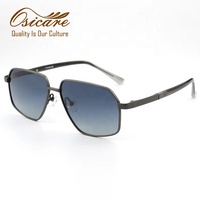 Lunettes de soleil de créateur en titane pur, marque de luxe, pour hommes, noires, Cat.3 UV400, ultra légères, 2026