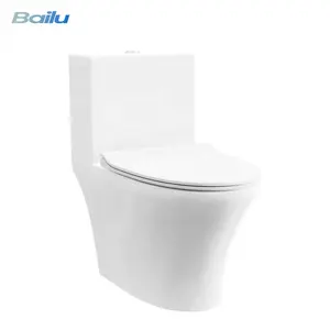 Chinesische Fabrik Direkt vertrieb Bad Soft Closed Cover Siphon Toiletten Keramik einteilige Toilette