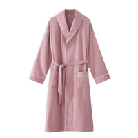 Prix d'usine des peignoirs de luxe Peignoir en peluche long Peignoir épais