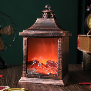 Lámpara de llama LED de estilo nórdico, accesorios de chimenea electrónica para lámparas de pared de Navidad, decoraciones para sala de estar, dormitorio, estudio - Product Image 3