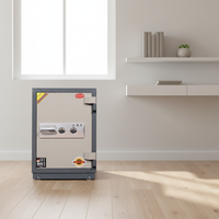 Armoire de chevet moderne en acier avec coffre-fort à armes numérique et mécanique, antivol, ignifuge et écologique, pour la maison et les hôtels