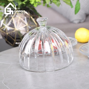 <span class=keywords><strong>Plat</strong></span> à dessert de style européen avec dôme en verre, ensemble de citronnades, plateau à gâteau avec couvercle, petit couvercle, <span class=keywords><strong>cloche</strong></span> en verre transparent avec plateau pour mariage - Product Image 4