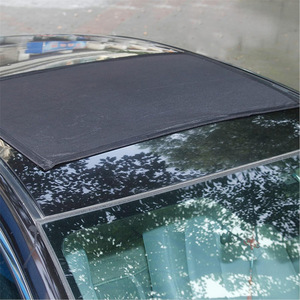 Pare-soleil pour toit ouvrant de voiture, maille semi-transparente, fixation magnétique, pour voitures générales KUNZONG 53 - Product Image 1