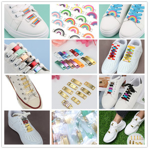 Decoraciones Metálicas Personalizadas para Zapatos de Fábrica, Logotipo de Marca Grabado e Impreso, Etiquetas para Cordones de Zapatos, Dubraes - Product Image 4