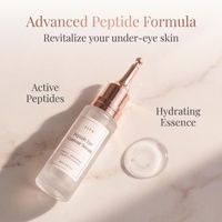 Sérum contour des yeux aux peptides avec micro-pipette 15ml, raffermissant et lissant, soin des yeux, acide hyaluronique, OEM, étiquette privée, logo personnalisé