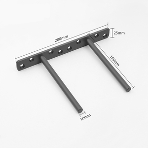 Supports d'étagère flottants invisibles Heavy Duty, <span class=keywords><strong>Support</strong></span> aveugle en métal en T dissimulé, Fixé au mur - Product Image 6