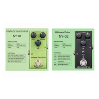 Mini pédale d’effets guitare de la série NY, 10 modèles