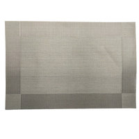 Sets de table rectangulaires en cuir tissé 100 % polyester, résistants à la chaleur, écologiques, antidérapants et lavables pour salle à manger et cuisine