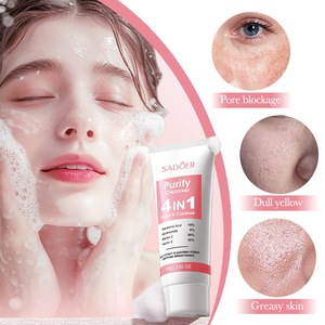 Limpiador <span class=keywords><strong>Facial</strong></span> <span class=keywords><strong>de</strong></span> Nicotinamida VC <span class=keywords><strong>de</strong></span> Marca Privada, Tamaño Viaje, para Piel Sensible y Acné, Desmaquillante con Aminoácidos - Product Image 2