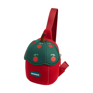Original NOHOO Cartoon Red Cherry Satchel Sac de taille Sac à dos pour enfants <span class=keywords><strong>Cartable</strong></span> pour enfants de 2 ans Garçons Filles Enfants - Product Image 1