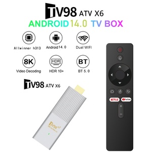 wholesale Allwinner H313 IPTV Dongle 8K Streaming Device Internet OTT Smart <b>USB</b> Strong WiFi Premium Android 14 Fire TV Stick - Product Image 2